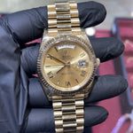 2019 Rolex Day-Date 40mm | 18K Yellow Gold | Champagne Roman Dial | REF: 228238