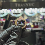 18K Gold Eternity Diamond Mens Wedding Ring 68916