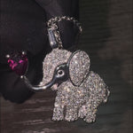 Baby Elephant Diamond Pendant 70735