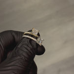 Flower Cut Diamond Engagement Ring 71161