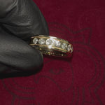 Bezel Diamond Wedding Band 41213