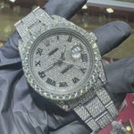 Rolex Datejust 41mm | Stainless Steel | Fully Iced Diamond Pave Roman Dial