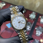 1983 Rolex Datejust 36mm | Two-Tone Stainless Steel and 18K Yellow Gold | White Roman Dial | REF: 16013
