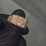 Flower Filigree Style Design Ring 71009