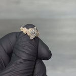 Marquise Bloom Engagement Ring 71089