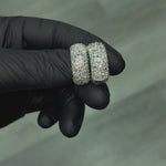 Inverted Mosaic Diamond Earrings 71324