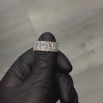 Diamond Baguette Cluster Band 71229