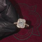 Baguette Diamond Engagement Ring 68624