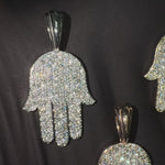 Pave Diamond Hamsa Pendant 70802