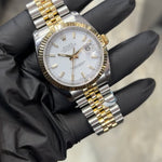 Rolex DateJust 36mm | Two Tone Yellow Gold | White Dial | 116233