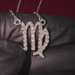 14K Gold Virgo Diamond Necklace 66719