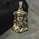 Gold Stealth Jesus Pendant 70955