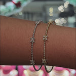 Mini Butterfly Diamond Stretch Bracelet 70312