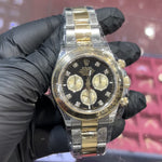 2024 Rolex Cosmograph Daytona 40mm | Two Tone Yellow Gold | Black Diamond Dial | REF: 126503