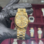 Rolex Day-Date 36mm | 18K Yellow Gold | Champagne Diamond Dial