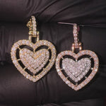 Heart Shape Diamond Necklace 70289