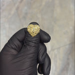 10k Yellow Gold Lady's Big Heart-Shaped Nugget-Style Statement Ring 70190