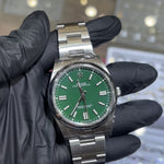 2022 Rolex Oyster Perpetual 41mm | Oystersteel | Green Dial | REF: 124300
