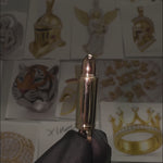 14k Gold Bullet Pendant-39983
