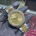 Rolex Datejust 36mm | Two-Tone Stainless Steel and 18K Yellow Gold | Diamond Dial | REF: 16203