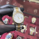 2021 Rolex DateJust 41mm | Two Tone Yellow Gold | White Stick Dial | 126333