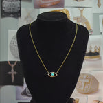 Opal Gaze Evil Eye Necklace 71649