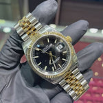 2011 Rolex Datejust 36mm | Two-Tone Stainless Steel and 18K Yellow Gold | Black Stick Dial | REF: 116233