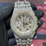 Audemars Piguet Royal Oak Offshore 39mm | Two Tone Yellow Gold | Iced Out Arabic Dial | REF: 3095