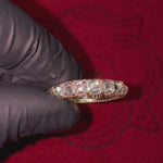 Upside Down Asscher Diamond Eternity Band 70826