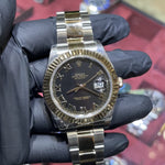 2015 Rolex Datejust 41mm | Two-Tone Stainless Steel and 18K Yellow Gold | Black Roman Dial | REF: 116333