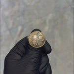 14K Gold Diamond Templar Knights Crusader Masonic Ring 63117