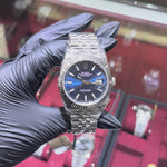 2018 Rolex DateJust 41mm | Stainless Steel | Blue Stick Dial | 126334