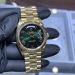 2024 Rolex Day-Date 40mm | 18K Yellow Gold | Green Ombre Dial