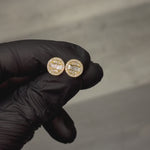 18K Gold Diamond Earrings 66889