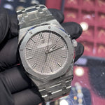 2022 Audemars Piguet Royal Oak 41mm | Stainless Steel | Rhodium Grande Tapisserie Dial | 15500ST