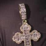 Baguette Diamond Cross 68617