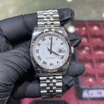 Rolex Datejust 36mm | Oystersteel | White Roman Dial