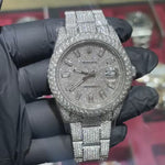 Rolex Datejust 41mm | Stainless Steel | Fully Iced Baguette Diamond Dial 71641