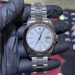 2014 Rolex Datejust 41mm | Stainless Steel | White Stick Dial | REF: 116334