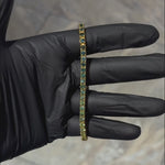 20 Pointer Green Sapphire Tennis Bracelet 70008