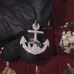 TraxNYC Mini Anchor Diamond Pendant 69027