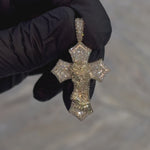 Praying Jesus Diamond Cross Pendant 71287