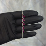 Ruby Droplet Tennis Bracelet 70669