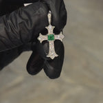 Imperial Emerald Cross Small 70555