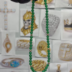 Gemstone and Gold Bead Necklace 71310