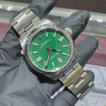 2026 Rolex Oyster Perpetual 41mm | Stainless Steel | Green Stick Dial | REF: 134300