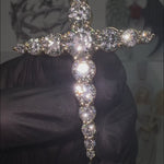 Jumbo Diamond Graduated Cross Pendant 70731