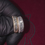 18k Gold Baguette Diamond Ring 67025