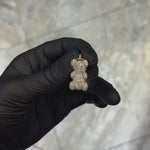 Custom Made Teddy Bear Diamond Pendant 68097