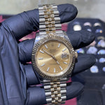 2017 Rolex Datejust 41mm | Two-Tone Stainless Steel and 18K Yellow Gold | Gold Stick Dial | REF: 126333